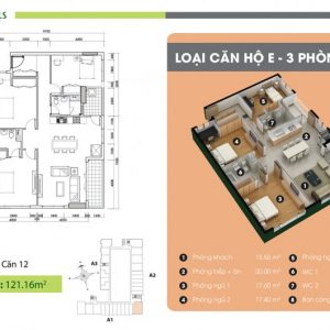 121m2 Block A - Thiết kế Green Town Bình Tân